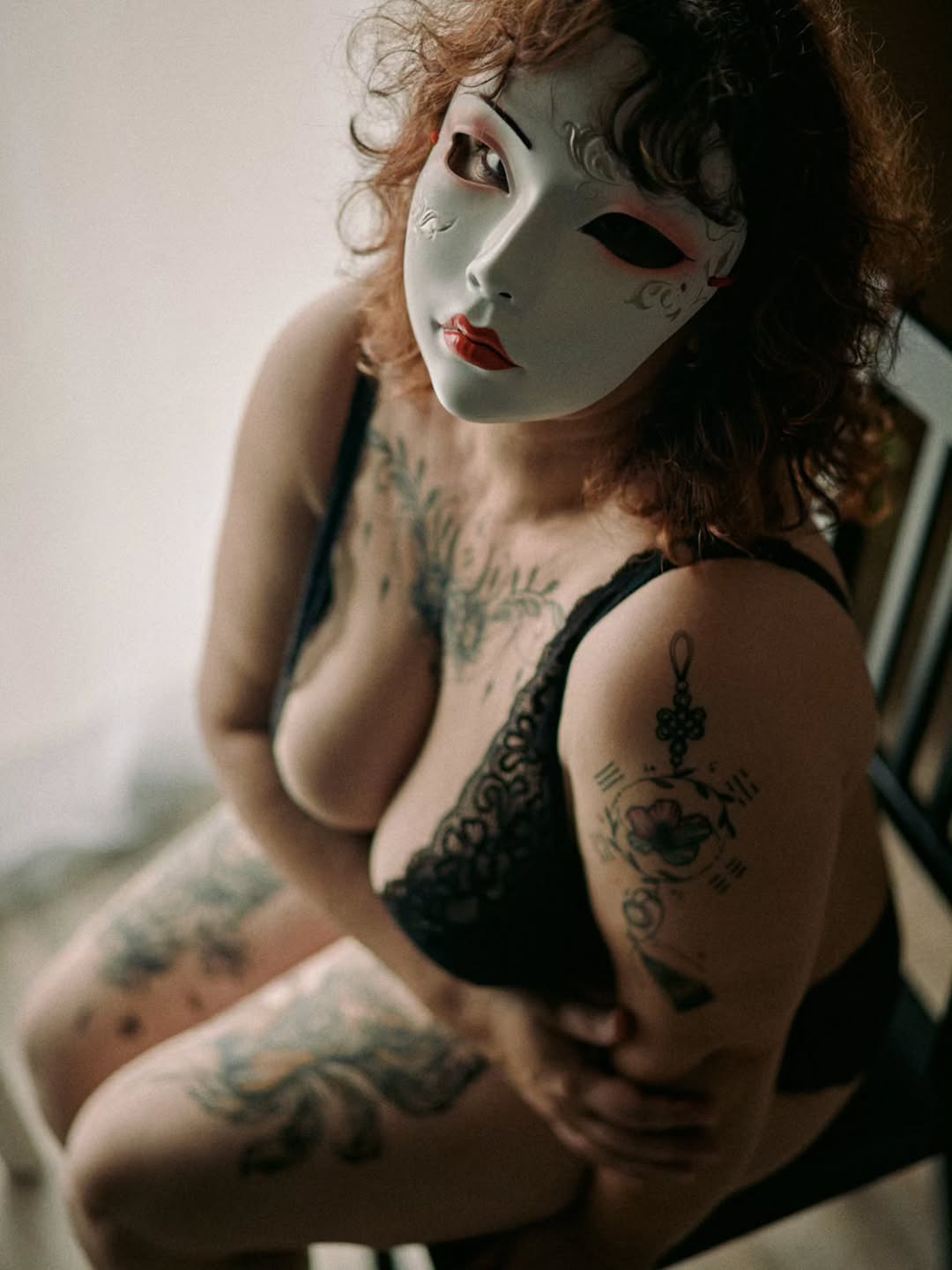 Portrait of Tessa created during a collaboration at the Studio